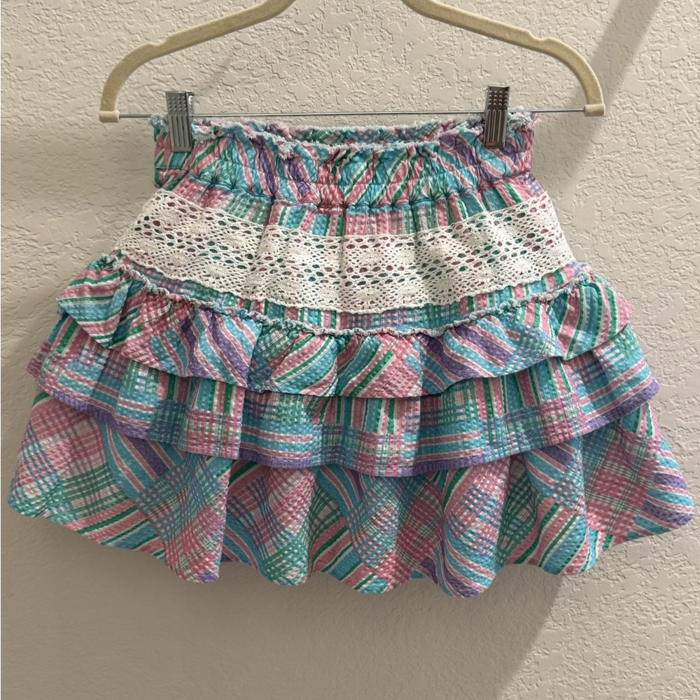 Loveshackfancy Corbett Mini Skirt